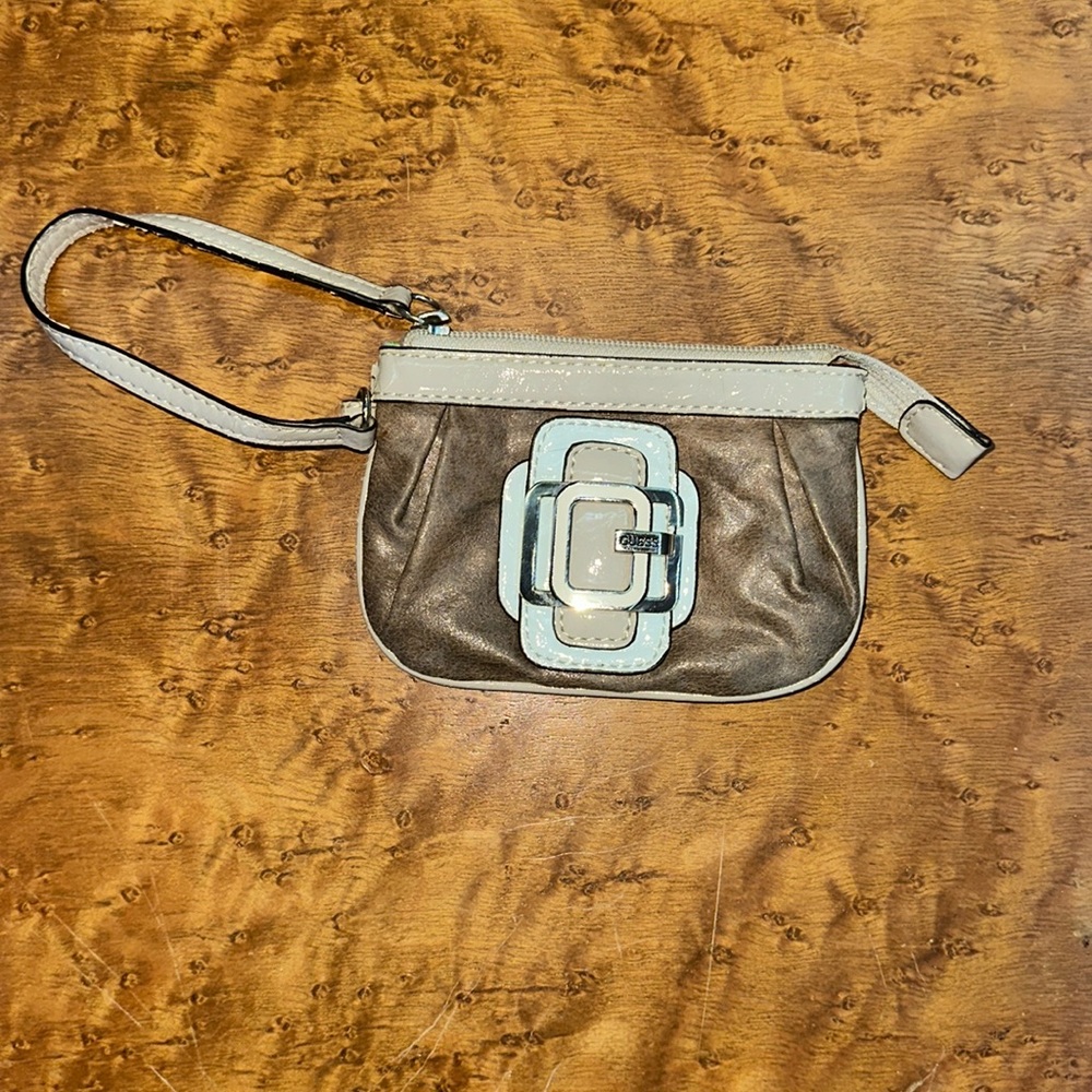 Guess cuddles mini clutch bag